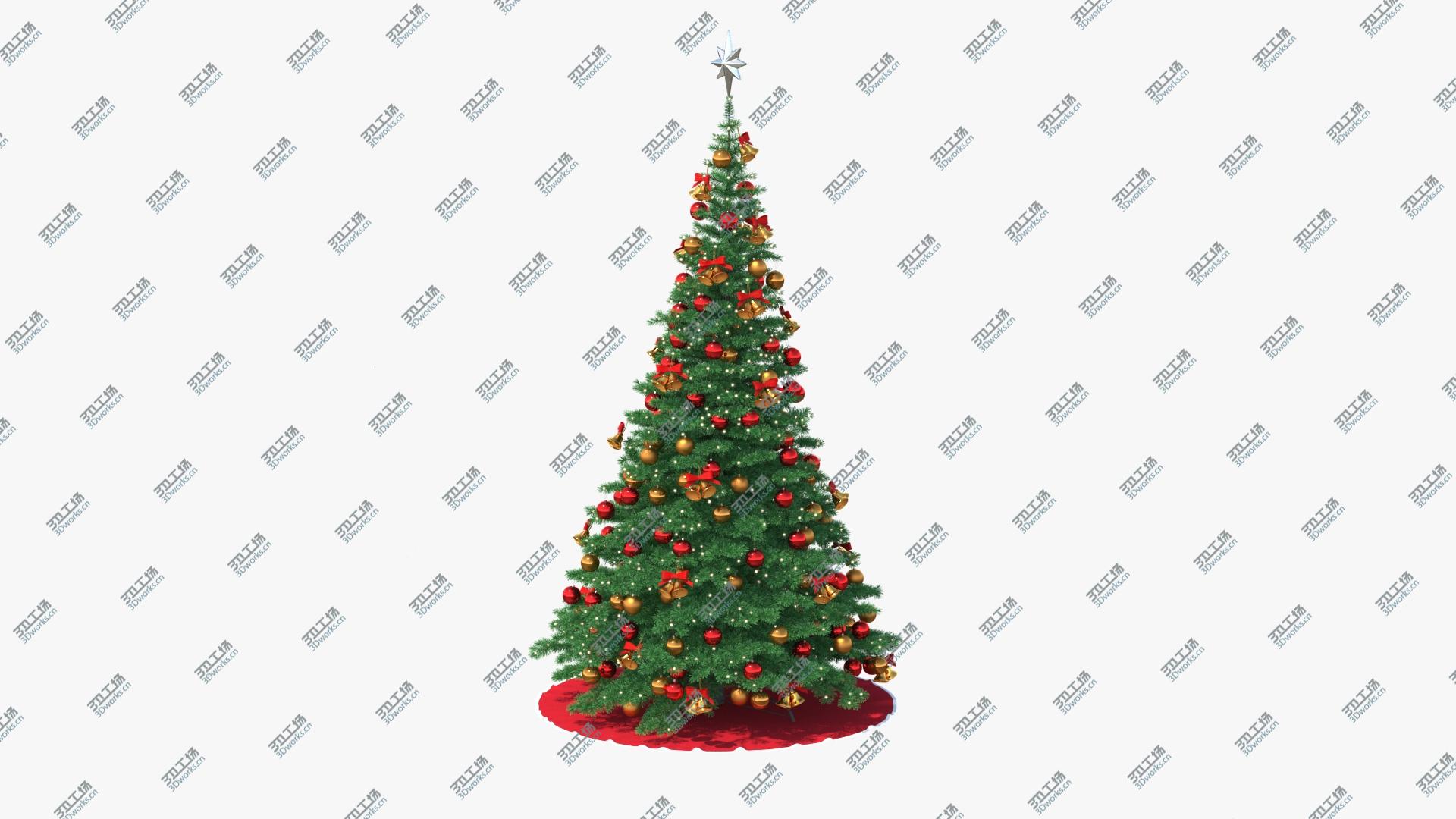 images/goods_img/2021040233/Christmas Tree with Silver Star Topper 3D model/3.jpg